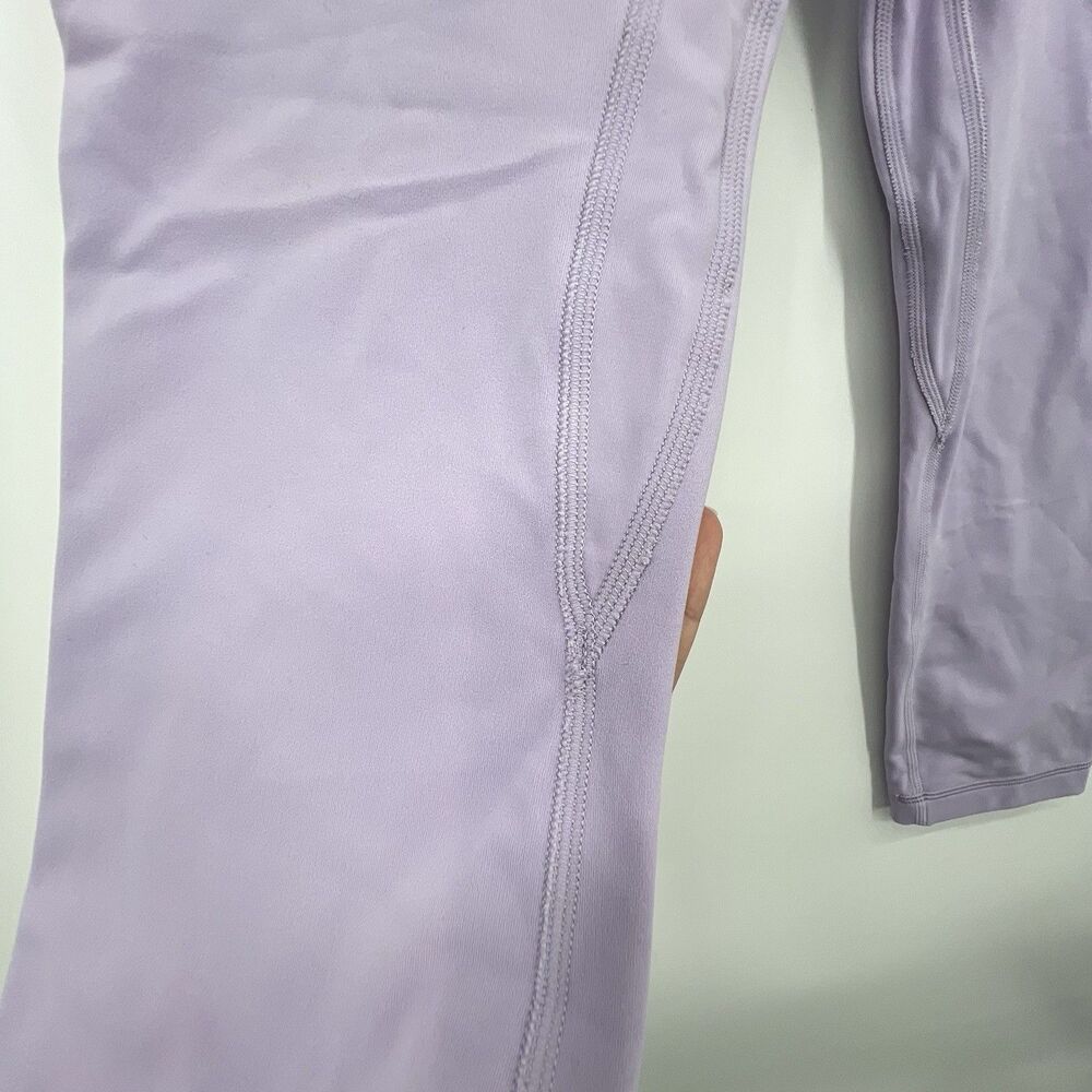 Lululemon Align High Rise Crop 23" Leggings Size 4 Lavender Yoga Workout - Picture 3 of 10